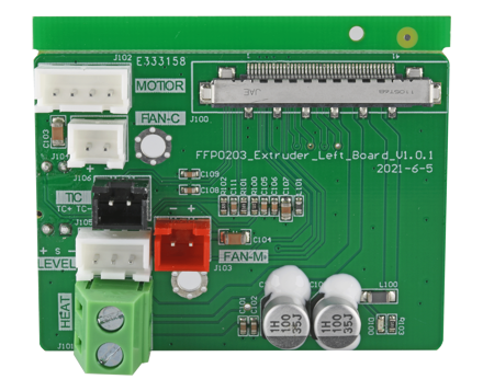 Flashforge Creator 3 Pro Levá extrudérová deska