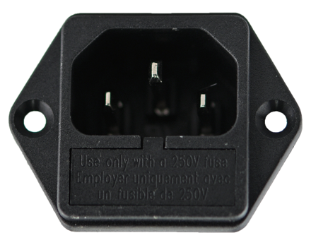 Filtered Power Inlet YB11B2-10A-Q - 10A - 250V