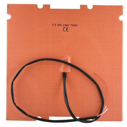 Arlon Silicone Rubber Heater w/ Thermistor - 350x350 mm
