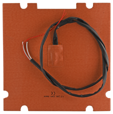 Arlon Silicone Rubber Heater w/ Thermistor - 250x250 mm