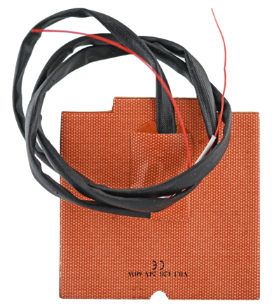 Arlon Silicone Rubber Heater w/ Thermistor - 120x120 mm