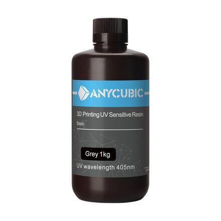 Anycubic - Normal UV Resin Grey 1 kg - šedá