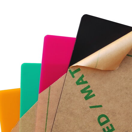 Creality Falcon Series Frosted Colorful Acrylic Sheets 300 x 300 x 3mm - 10pcs