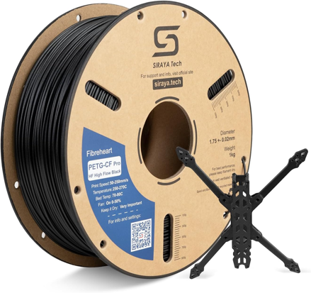 Siraya Tech PETG-CF HF Pro - černá - 1,75 mm - 1 kg