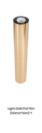 Eufymake světle zlatá fólie
