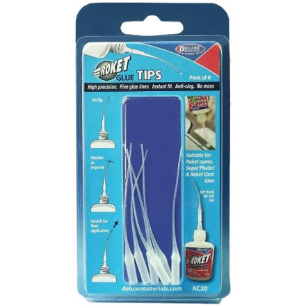 Aplikační špičky Deluxe Materials Roket Glue Tips