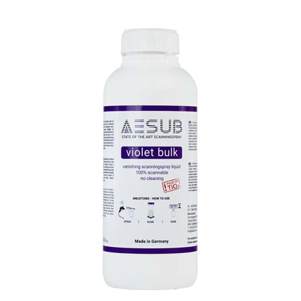 AESUB Violet - Skenovací sprej (roztok pro stříkací pistoli) - 1000 ml