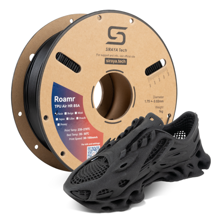 Siraya Tech Roamr TPU Air HR 85A - Černá - 1,75 mm - 800g