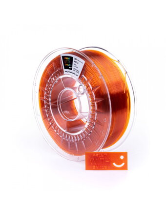 Print With Smile - PET-G - 1,75 mm - Orange Glass - 1 Kg