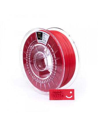 Print With Smile - PLA - 1,75 mm - Rubin RED - 1000 g