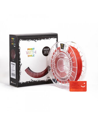 Print With Smile - TPU FLEX - 1,75 mm - 500 g - RED - 96A