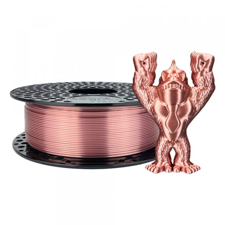 Filament AzureFilm PLA SILK TMAVĚ MĚDĚNÁ 1,75 mm 300 g.
