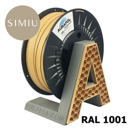 Filament AURAPOL PLA SOFT LINEN 1,75 mm 1 kg.