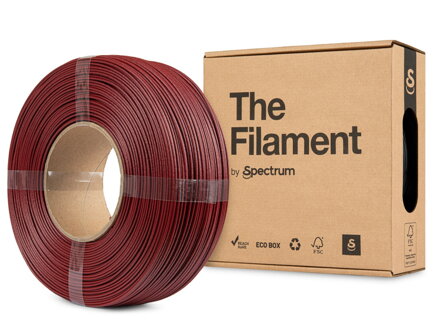ReFill TheFilament ASA CF ČERVENÁ 1,75 mm 1 kg