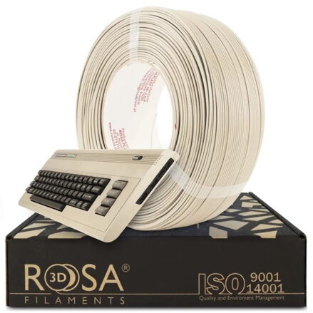 ReFill ROSA3D PLA Starter COMPUTERS 8bit RETRO BÉŽOVÁ 1,75 mm 1 kg