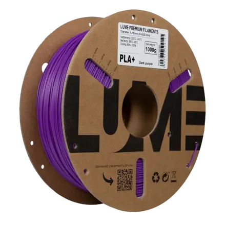 Filament LUME PLA+ TMAVĚ FIALOVÁ 1,75 mm 1 kg