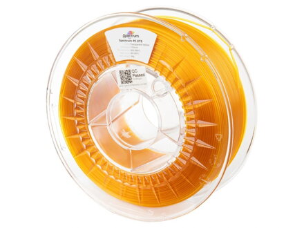 Filament SPECTRUM PC 275 ŽLUTÁ TRANSPARENTNÍ 1,75 mm 1 kg