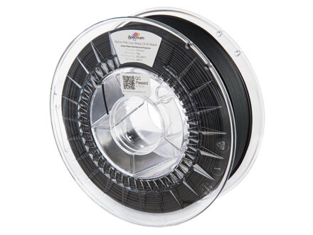 Filament SPECTRUM NYLON PA6 GF30 ČERNÁ NÍZKÁ DEFORMACE 1,75 mm 1 kg