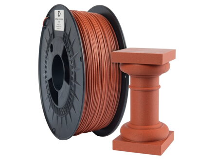 Filament 3D POWER PLA Marble CIHLOVÁ 1,75 mm 1 kg.