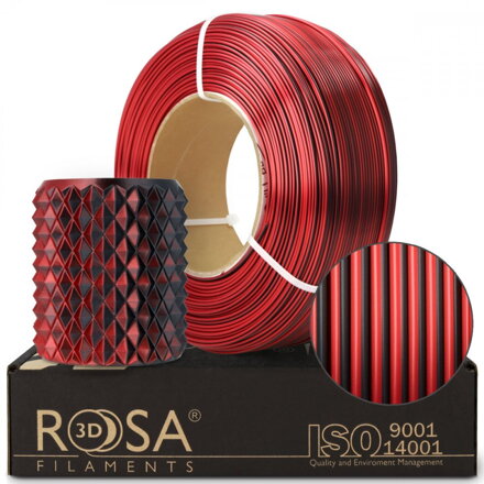 ReFill ROSA3D PLA MAGIC SILK MISTIC RED 1,75 mm 1 kg