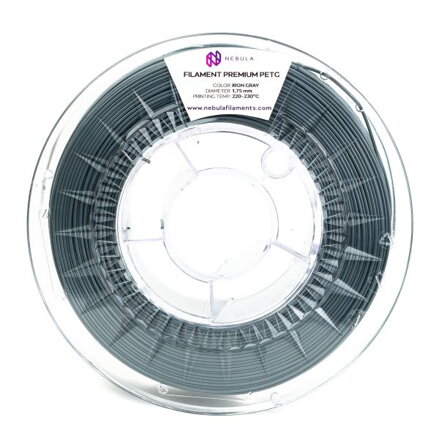 Filament NEBULA PETG KOVOVĚ ŠEDÁ 1,75 mm 1 kg
