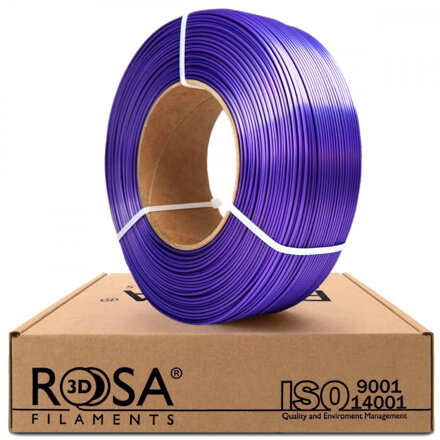 ReFill ROSA3D PLA SILK FIALOVÁ 1,75 mm 1 kg
