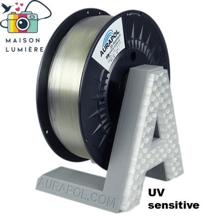 Filament AURAPOL PLA MYSTIC CLEAR UV 1,75 mm 1 kg.