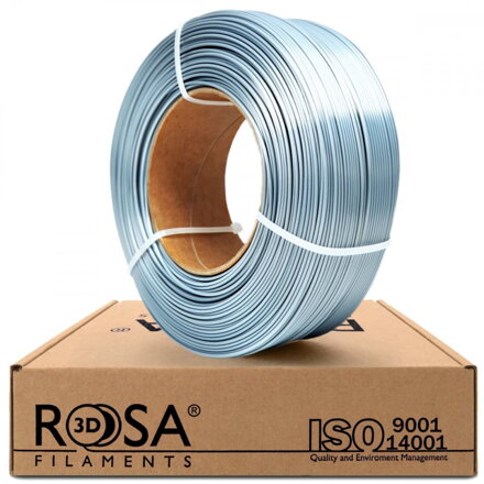 ReFill ROSA3D PLA SILK STŘÍBRNÁ 1,75 mm 1 kg