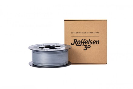 Filament Roffelsen3D PLA KOVOVĚ ŠEDÁ 1,75 mm 1 kg