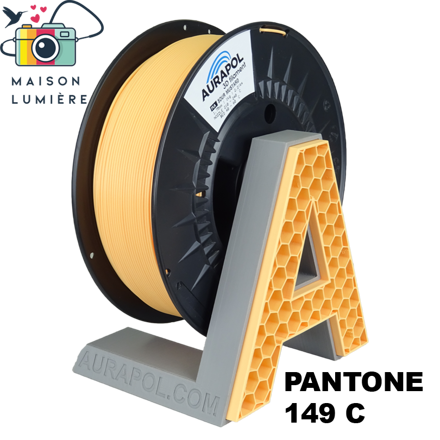 Filament AURAPOL PLA SOUR MUSTARD 1,75 mm 1 kg.