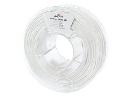 Filament Spectrum S-FLEX 85A BÍLÁ "POLAR" 1,75 mm 0,25 kg