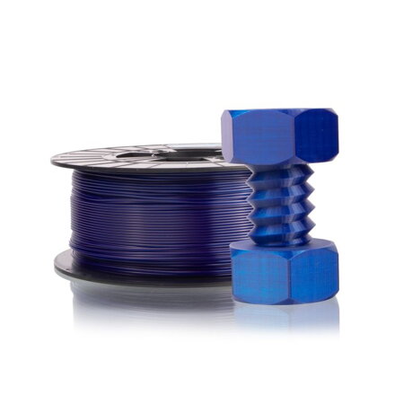 Filament FILAMENT-PM PETG transparentní modrá 1,75 mm 1 kg.