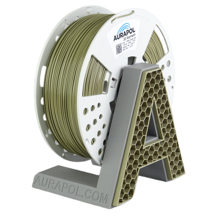 Filament AURAPOL ASA ARMY SUPPLY GREY 1,75 mm 850g.