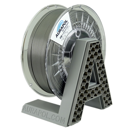Filament AURAPOL ASA ŠEDÉ ALUMINUM 1,75 mm 850g.