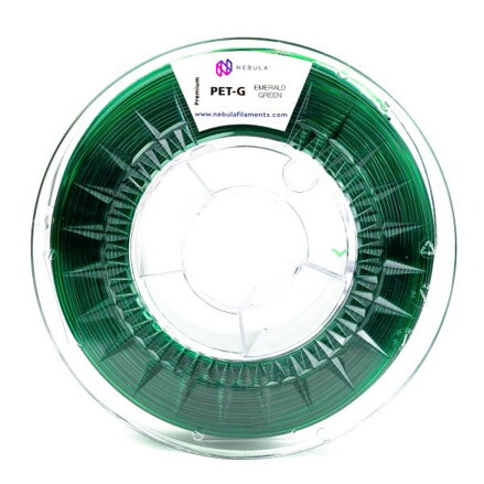 Filament NEBULA PETG SMARAGDOVĚ ZELENÁ 1,75 mm 1 kg