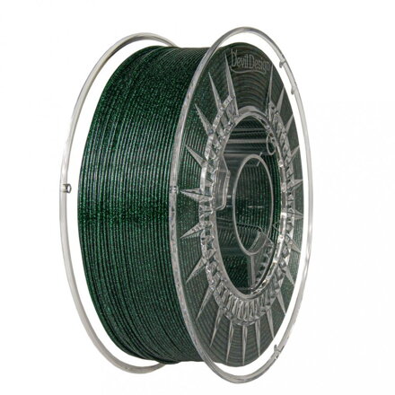 Filament Devil Design PETG ZELENÁ GALAXY 1,75 mm 1 kg.
