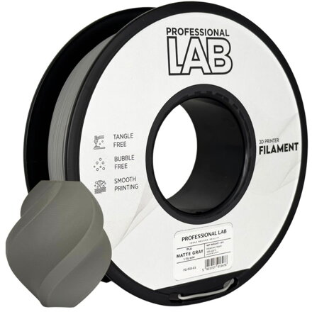 Filament Professional LAB PLA MATTE ŠEDÁ 1,75 mm 1 kg