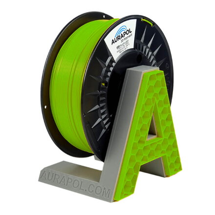 Filament Aurapol PLA ŽLUTOZELENÁ 1,75 mm 1 kg.