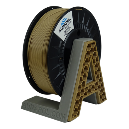 Filament AURAPOL PLA WOOD BAMBUS 1,75 mm 1 kg.