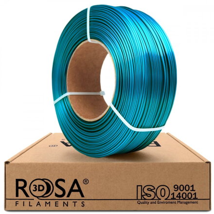 ReFill ROSA3D PLA SILK NÁMOŘNICKÁ MODRÁ 1,75 mm 1 kg