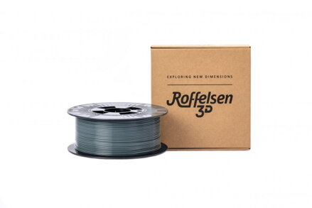 Filament Roffelsen3D PETG TMAVĚ ŠEDÁ 1,75 mm 1 kg