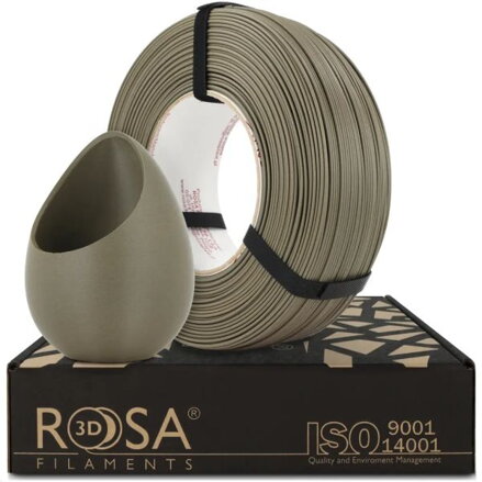 ReFill ROSA3D PLA-CF MATT OLIVE BROWN 1,75 mm 1 kg