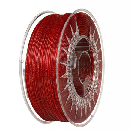 Filament Devil Design PLA ČERVENÁ GALAXY 1,75 mm 1 kg.