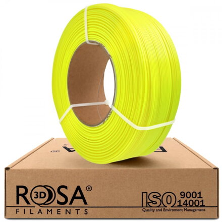 ReFill ROSA3D PETG Standard NEONOVĚ ŽLUTÁ 1,75 mm 1 kg