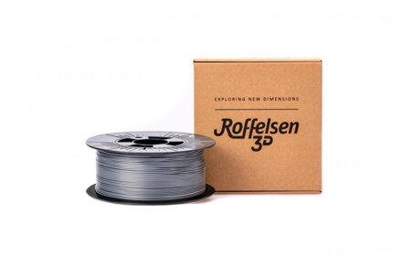 Filament Roffelsen3D PETG STŘÍBRNÁ 1,75 mm 1 kg