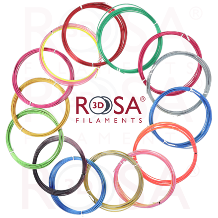 3D PEN PACK ROSA3D PLA DUAL COLOURS 1,75 mm 14 x 5m