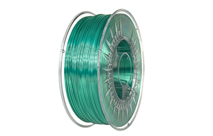 Filament DEVIL DESIGN PLA SILK STUDENĚ ZELENÁ 1,75 mm 1 kg.