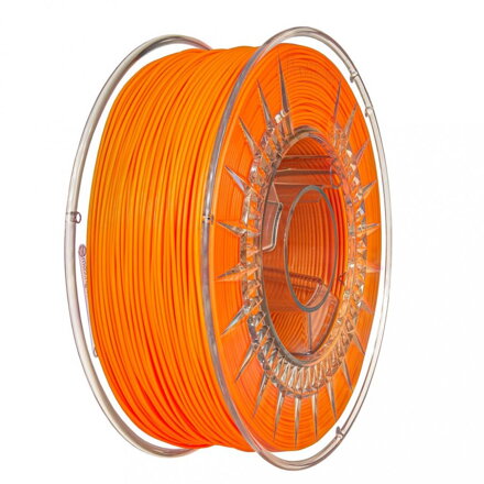 Filament Devil Design PLA JASNĚ ORANŽOVÁ 1,75 mm 1 kg.