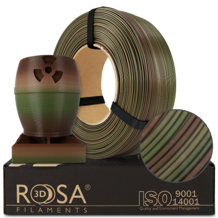 ReFill ROSA3D PLA RAINBOW ARMY FOREST 1,75 mm 1 kg