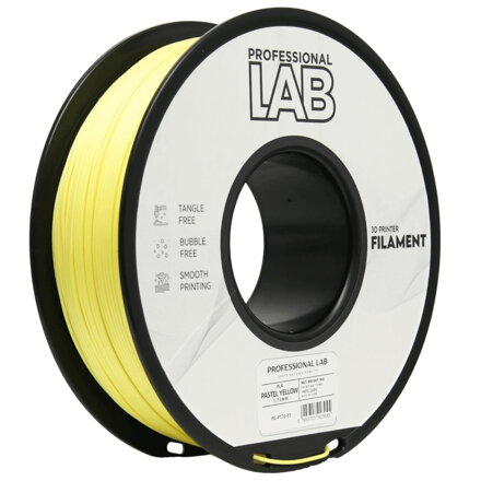 Filament PROFESSIONAL LAB PLA Pastel ŽLUTÁ 1,75 mm 1 kg